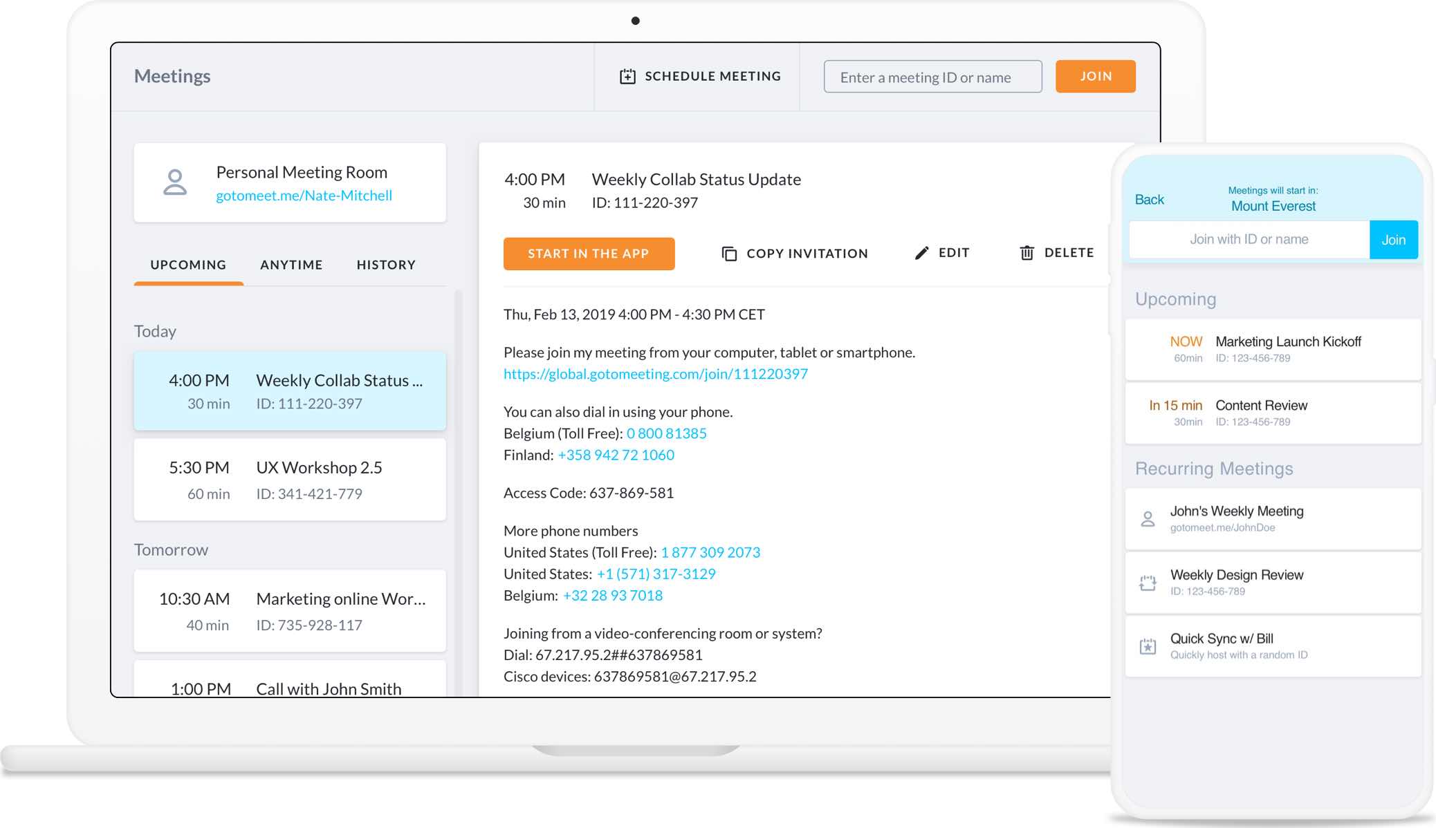 Webkonferenzen Und Hd Videokonferenzen Gotomeeting